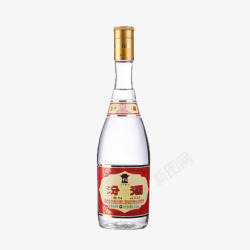 产品实物空白洋酒瓶山西汾酒高清图片