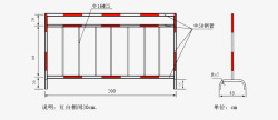 围挡隔栏素材