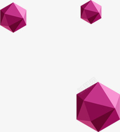 深蓝色钻石紫色棱角钻石活动高清图片