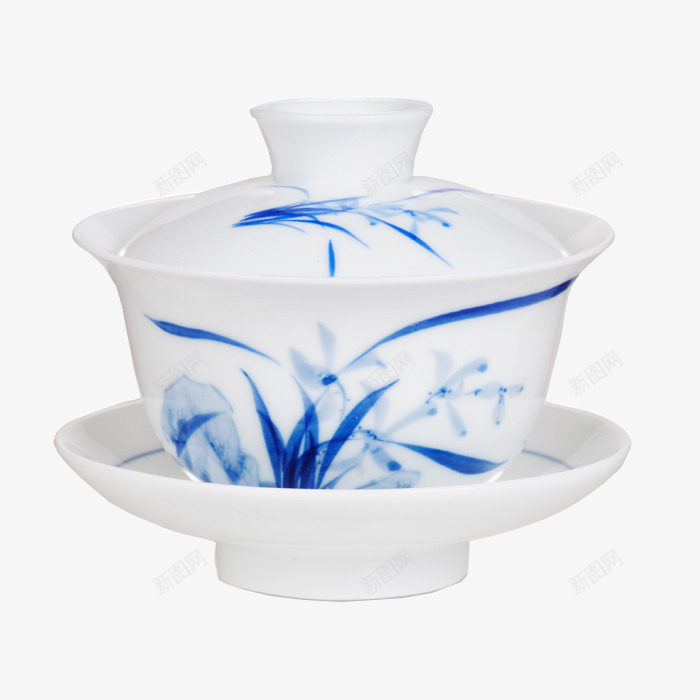 瓷器茶杯png免抠素材_新图网 https://ixintu.com 中国风 瓶子 瓷器 白色 装饰品 陶瓷 青花瓷