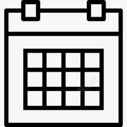 日程管理日历图标高清图片