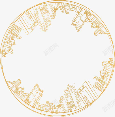 地球建筑圆球手绘png免抠素材_新图网 https://ixintu.com 圆球 地球 建筑 手绘