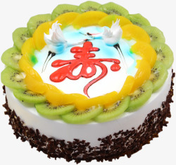 寿蛋糕寿与天齐贺寿蛋糕高清图片