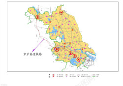 江苏省2020年江苏省铁路规划图高清图片