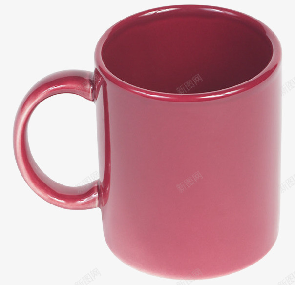 紫色陶瓷水杯png免抠素材_新图网 https://ixintu.com 办公室咖啡杯 杯子 水杯 紫色 陶瓷杯 马克杯