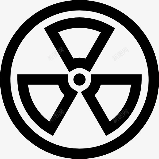 辐射图标png_新图网 https://ixintu.com 信号 功率 图形 工业 放射性 标志 核 符号 能源 警惕 辐射