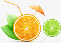 柠檬绿水果饮料矢量图高清图片