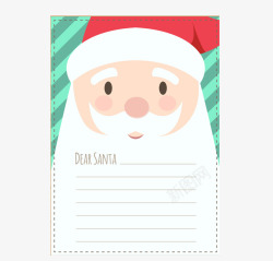 纸卡片圣诞老人贺卡高清图片