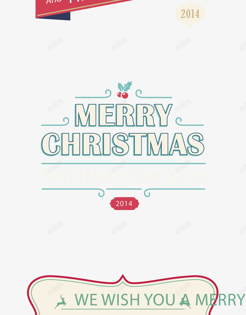 圣诞节庆祝标签矢量图ai免抠素材_新图网 https://ixintu.com 圣诞节 徽章 标志 节日 矢量图
