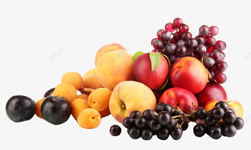 一堆水果葡萄桃子png免抠素材_新图网 https://ixintu.com 一堆 桃子 水果 葡萄