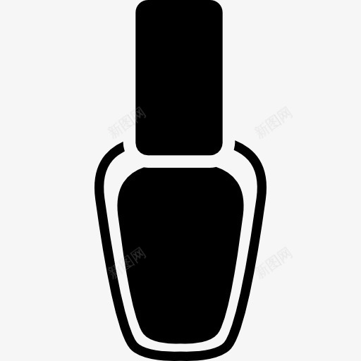 手指甲画瓶图标png_新图网 https://ixintu.com 工具和用具 指甲 液体 漆器 珐琅 瓶 画 美容