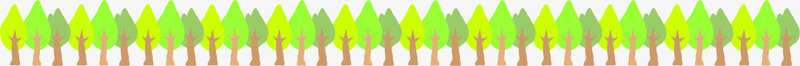 绿色春季树林树木png免抠素材_新图网 https://ixintu.com 大树 春天 春季 春日 树木 树林 自然 边框纹理