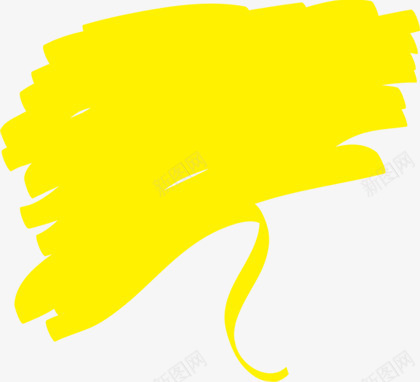 黄色彩笔涂鸦淘宝促销png免抠素材_新图网 https://ixintu.com 促销 彩笔 涂鸦 黄色