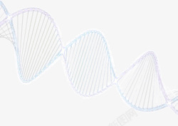 DNA背景分子现代彩色科幻分子链高清图片