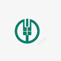 农行logo绿色农业银行标志高清图片