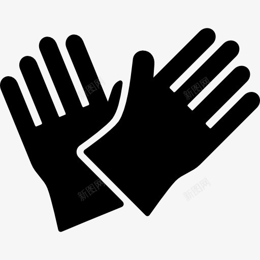 一副手套图标png_新图网 https://ixintu.com 保护 冬天 手 手势 时尚 附件