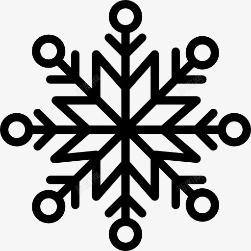 Snowflake图标png_新图网 https://ixintu.com frost 冬天 天气 寒冷 自然 雪 雪花