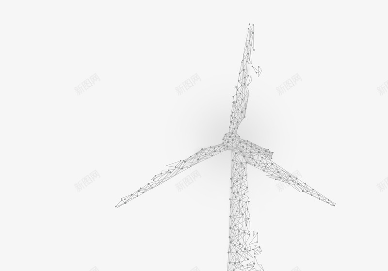 风车高科技点线面线条psd免抠素材_新图网 https://ixintu.com 前沿 摆动 数字 智能 点线面 科学 科技 科技点线几何 线条 细线 细细的 风车 风车纹理