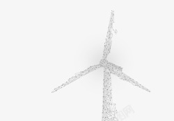 细细风车高科技点线面线条高清图片