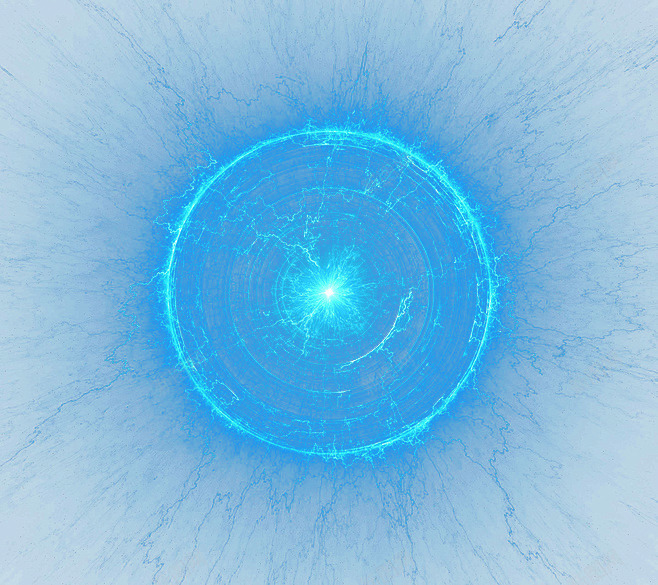 圆圈光效png免抠素材_新图网 https://ixintu.com 光丝 光点 动感 未来科技 蓝色