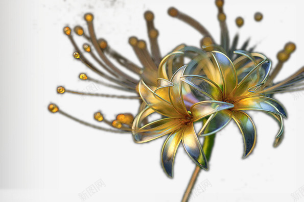 金色头饰png免抠素材_新图网 https://ixintu.com 女人饰品 精致饰品 花朵头花 金色头饰