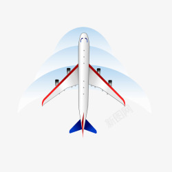 航空旅行白色现代飞行装饰高清图片