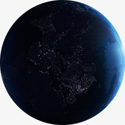 宇宙球体蓝色星球高清图片