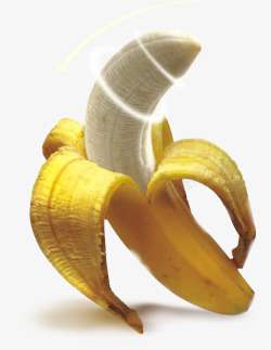 拨开香蕉拨开皮的香蕉高清图片