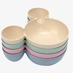 粉色系套碗简约风格套碗系列高清图片