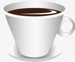 白色咖啡杯子素材