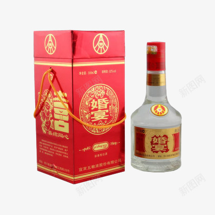 聚名酒五粮液婚宴酒png免抠素材_新图网 https://ixintu.com 产品实物 聚名酒 聚名酒五粮液婚宴酒