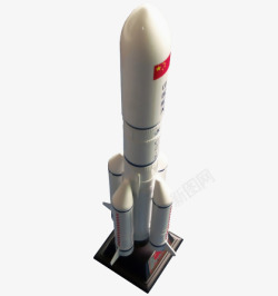 白色火箭模型素材
