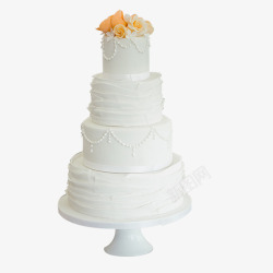 婚礼千层奶油蛋糕素材