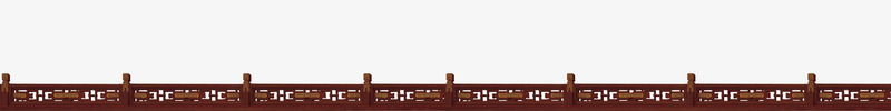 中国风围栏png免抠素材_新图网 https://ixintu.com 中国风 古风 围栏 底边 棕色 边框 雕花栏