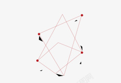 几何图形曲线科技简约创意几何元素高清图片