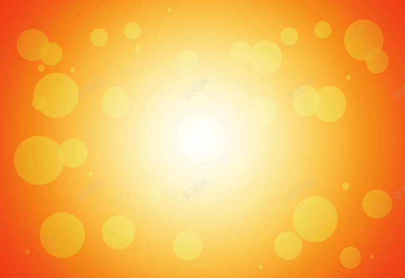 橙黄色光斑光效元素png免抠素材_新图网 https://ixintu.com 元素 光斑 橙黄色