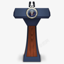 podium讲台上美国总统就职日高清图片