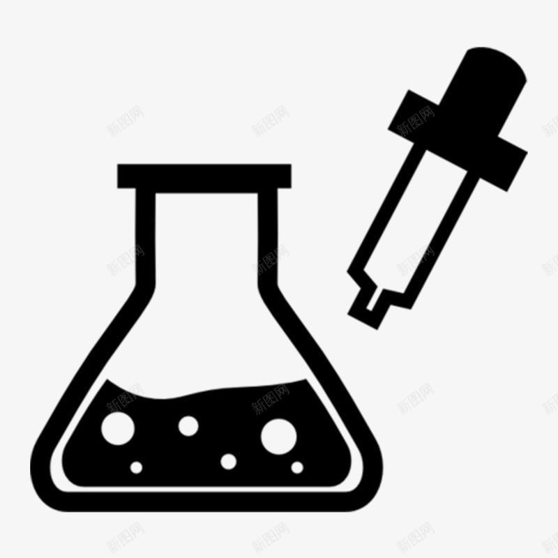 卡通实验的烧杯的图标png_新图网 https://ixintu.com 化学分子 化学品 化学标志 化学烧杯 卡通化学 摇瓶 研究物质 科学实验