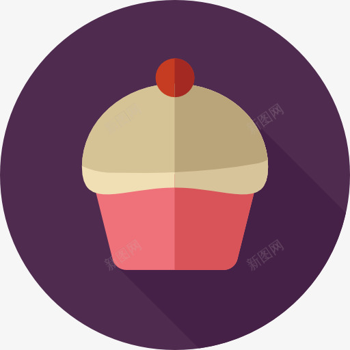 蛋糕图标png_新图网 https://ixintu.com 松饼 烘焙 甜 甜点 蛋糕 面包 食品 食品和餐厅