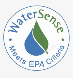 watersense美国节水产品认证图标高清图片