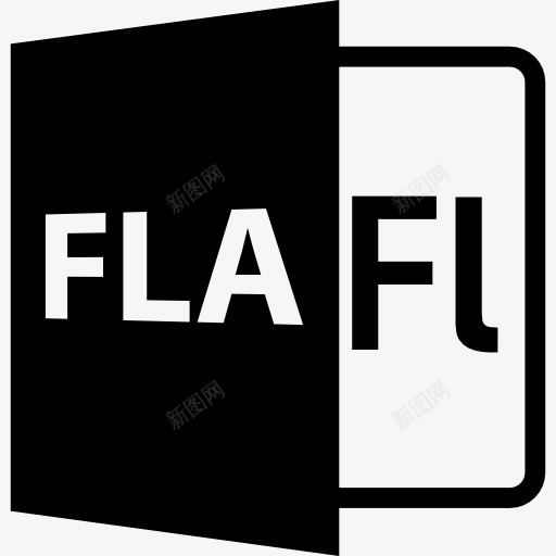 FLA开放文件格式图标png_新图网 https://ixintu.com FLA打开文件 FLA文件 FLA格式 fla 图像文件 接口