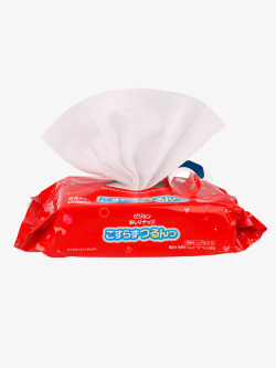抽纸巾红色包装湿纸巾高清图片