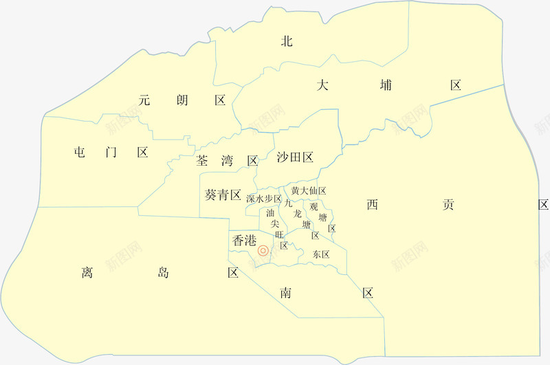 澳门地图png免抠素材_新图网 https://ixintu.com 中国省份地图 地图 省份地图 省级行政区 矢量地图