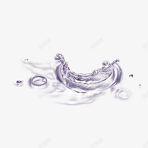 水波psd免抠素材_新图网 https://ixintu.com 水墨 水波 黑色