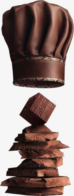 巧克力和餐帽素材