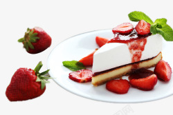 草莓甜点蛋糕素材