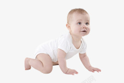 学爬行的宝宝可爱爬行宝宝高清图片