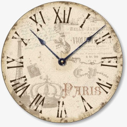 怀旧中世纪英国钟表素材
