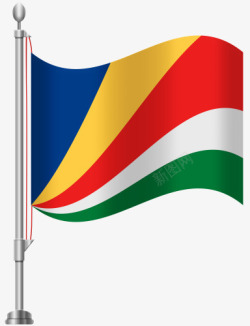 塞舌尔群岛国旗素材