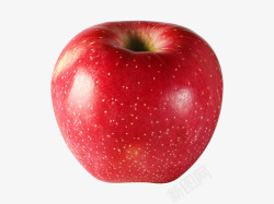 一个新鲜的红苹果素材